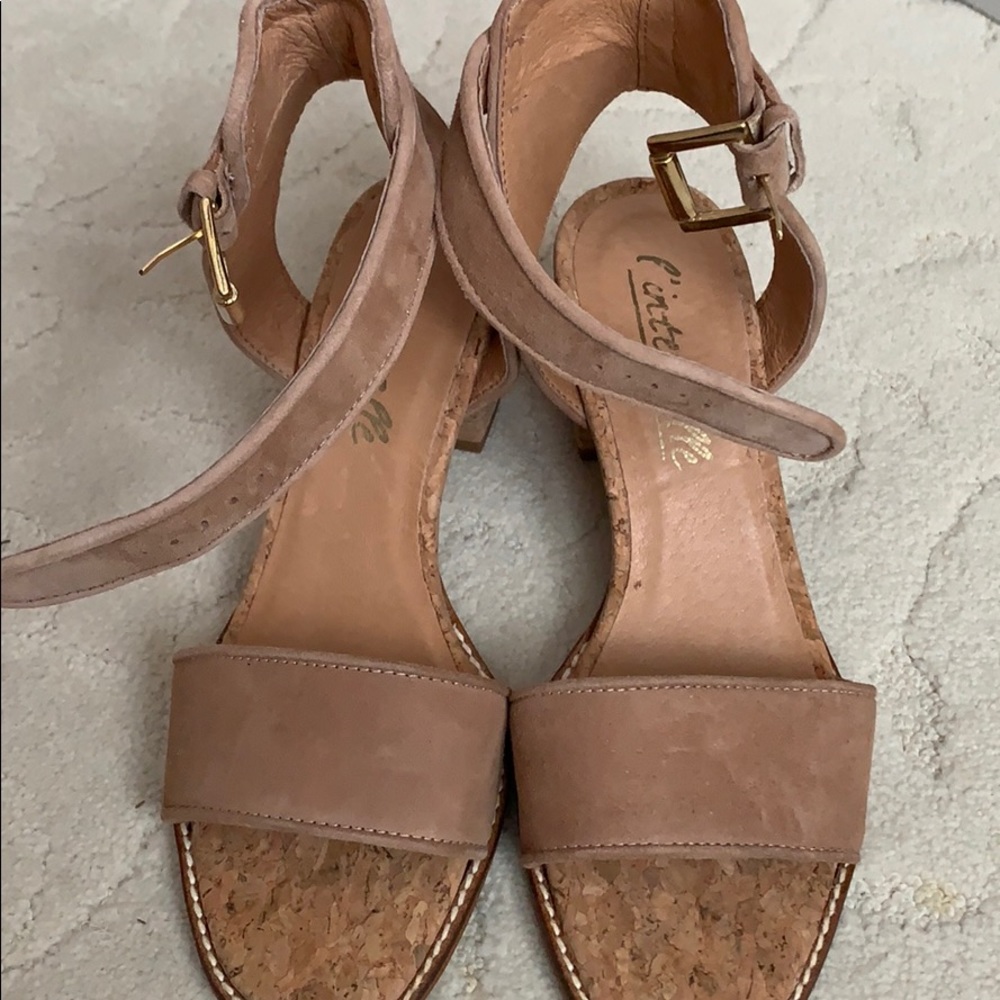 New in box  Suede Sandals, size 38